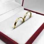 Par de Alianzas Clásicas Oro 18K 2 Gramos