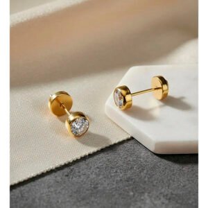 Par Abridores Susano con Piedra Cubic Grande