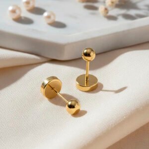 Par Abridores Oro 18K Bolita Mediana