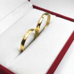 Par de Alianzas Clásicas Oro 18 K 3 Gramos