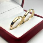 Par de Alianzas Clásicas Oro 18K 7 Gramos