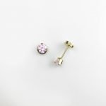 Par Aritos Abridores Oro 18 K Grifas Grande