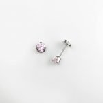 Par Aritos Abridores Oro Blanco 18K Grifas Grande