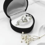 Par Alianzas Plata 925 Con Corazón y Nombres Grabados