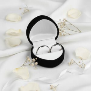 Par de Alianzas Plata 925 Italianas Clásicas