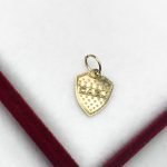 Dije Oro 18 K Escudo Boca Chico 0,3 Gramos