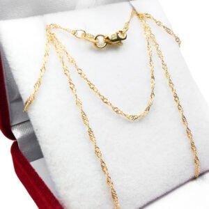 Cadena Oro 18 K Singapur 2,1 Gramos 60 cm