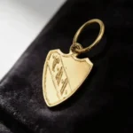 Dije Oro 18 K Escudo Independiente Chico 0,3 Gramos