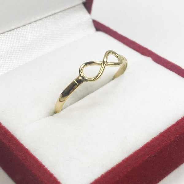 Anillo Oro 18 K Infinito Mujer Niña - Imagen 3