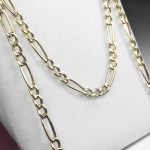 Cadena 3 Y 1 Oro 18 K 50 cm 5 Gramos