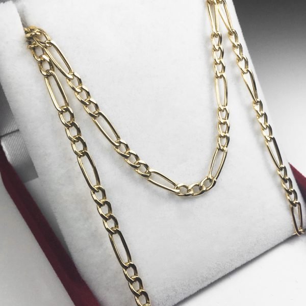 Cadena 3 Y 1 Oro 18 K 60 cm 6 Gramos - Imagen 3