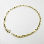 Pulsera Oro 18 K Soga 3 Y 1 de 3 Mm 22 Cm 1.7 Gramos