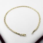 Pulsera Oro 18 K Paris 3 Mm 22 Cm 2,7 Gramos