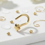 Piercing Oro 18K Para Nariz Estrella