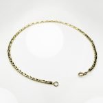 Pulsera Oro 18 K Paris 2 Mm 22 Cm 1,5 Gramos