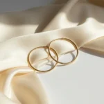 Par Aros Oro 18k Argollas Cubanos Lisos Mediano 20 mm 0.8 Gramos