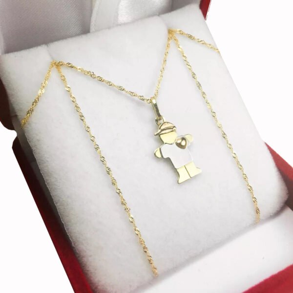 Conjunto Oro 18k Cadena + Dije Nena o Nene Milka
