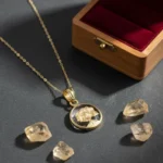 Dije Árbol De La Vida Oro 18k Cristal De Roca Chico