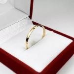 Alianza Oro 18 K La Unidad 1 Gramo Boda Compromiso