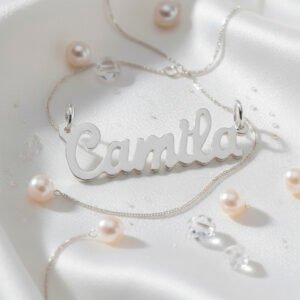 Dije Nombre Plata 925 con Estuche y Garantía