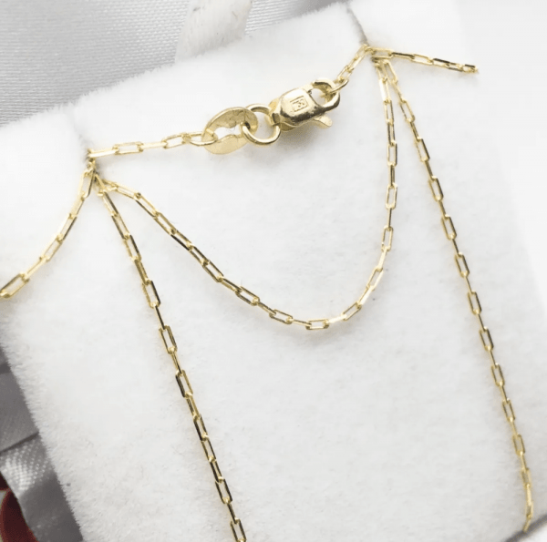 Cadena Oro 18k Forcet Mujer Bebe Regalo 1.4 Grs 45cm - Imagen 2