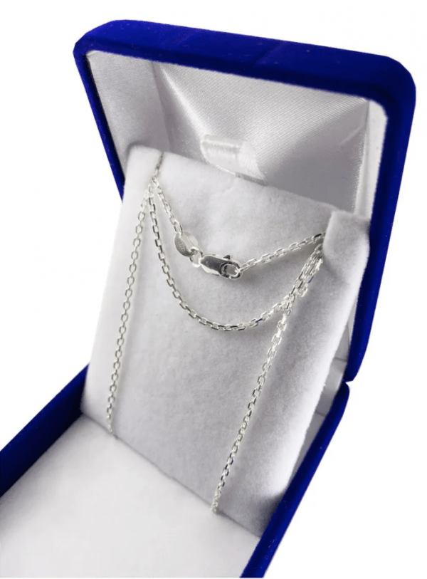 Cadena Hombre Plata 925 Forcet Diamantada 60 Cm