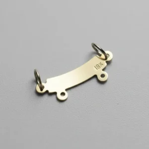 Dije Oro 18 K Percha 2 Nene Nena 0.4 Grs