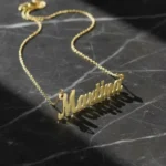 Cadena Oro Forcet 45 Cm Con Tu Nombre Oro 18 K Mujer 15