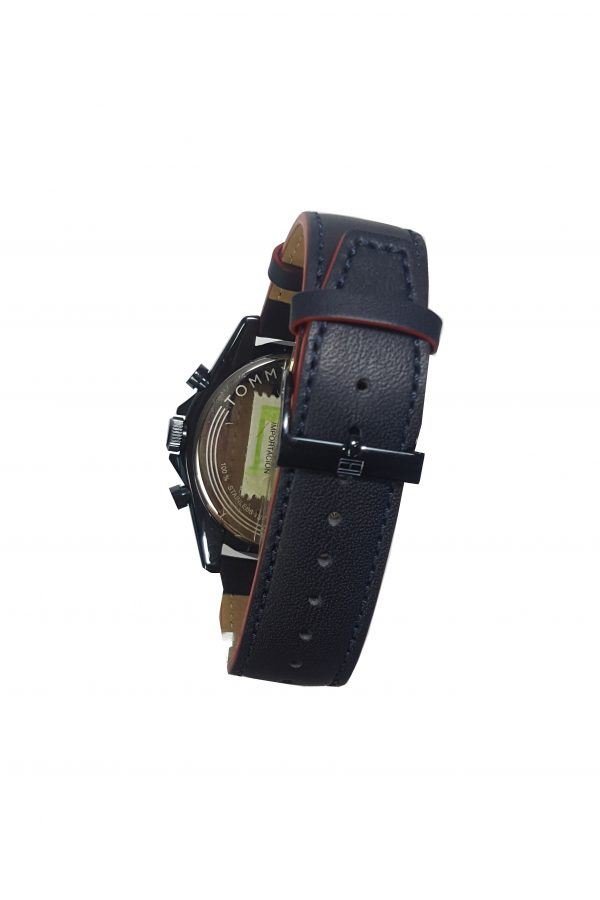 Reloj Tommy Hilfiger Malla Azul detalles rojos Sumergible (TH1791839) - Imagen 2