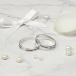 Par De Alianzas Plata Facetadas Compromiso Casamiento (1040)