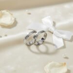 Par De Alianzas Plata Facetadas Compromiso Casamiento (1739)