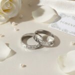 Par De Alianzas Plata Facetadas Compromiso Casamiento (8380)