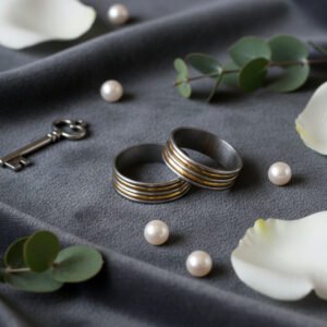 Alianzas Plata 925 Y Oro 18 Kts Centro Hilo Doble (AR124)