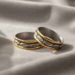 Alianzas Plata 925 Y Oro 18 Kts Labradas En Relieve (AR11)
