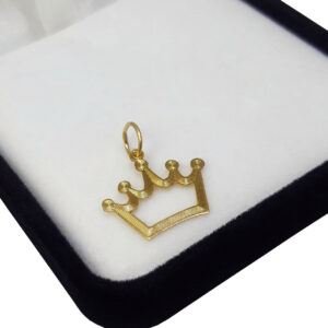 Dije Corona Oro 18k 0.4 Gramos Regalo Mama