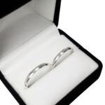 Par De Alianzas Plata 925 Finas Compromiso Casamiento