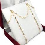 Cadena Oro 18 K Hombre Mujer Forcet 2,5 Gramos 50 Cm