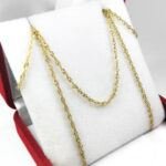 Cadenas Oro 18 kilates Singapur 1.9 Gramos 50 Cm