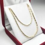 Cadena Hombre Oro 18k París 3.9 Gramos 55 Cm
