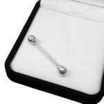 Piercing de Plata Barra Corta 2 Cm Diferentes Modelos