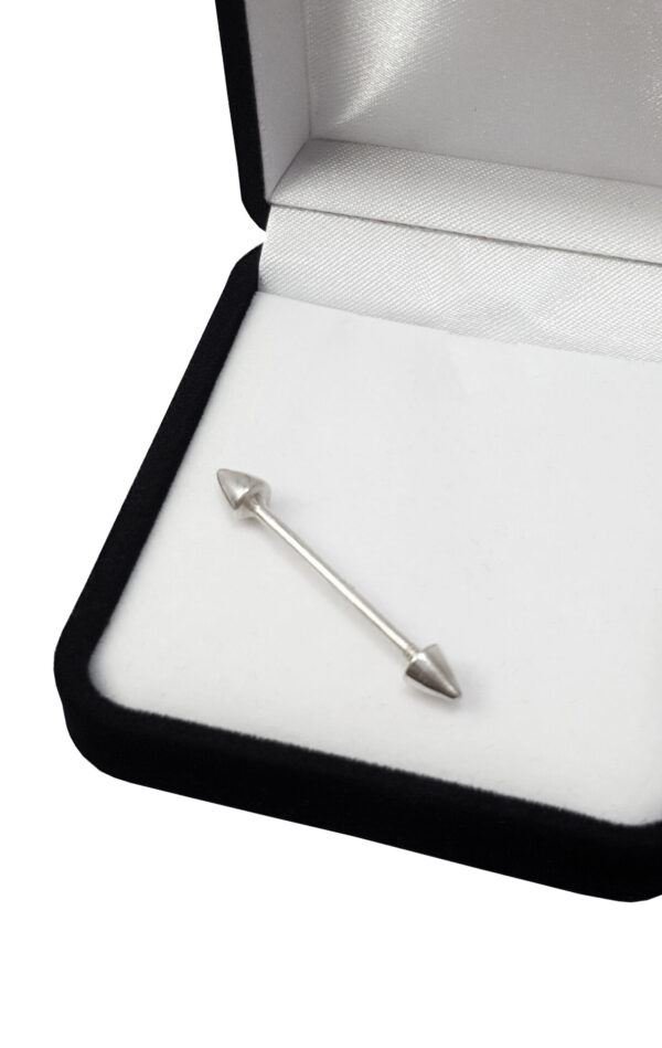 Piercing de Plata Barra Corta 2 Cm Diferentes Modelos - Imagen 2