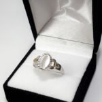Sello Plata Y Oro 18k Cleopatra Chico Con Grabado Incluido
