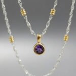 Conjunto Plata Y Oro Cadena 50 Cm + Dije Susano Con Argolla