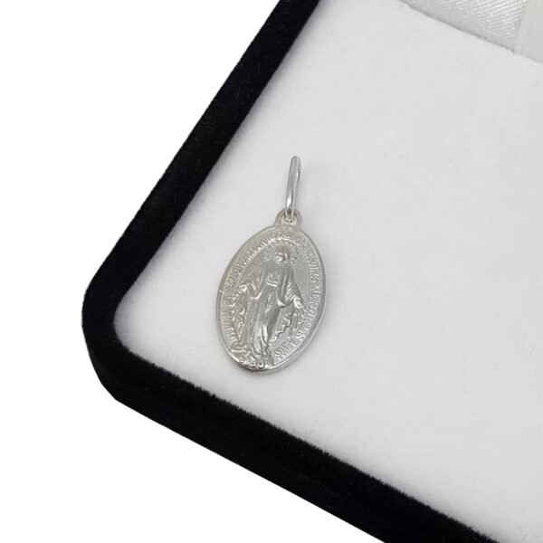 Medalla Milagrosa Ovalada Plata 925