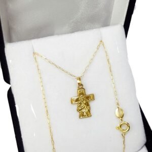 Conjunto Oro 18k Cadena + Medalla Gauchito Gil