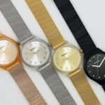 Reloj Tressa Flow Analogo Malla Tejida Liviano Unisex