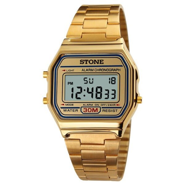 Reloj Pulsera Digital Stone Garantia Oficial Unisex Sto1101D