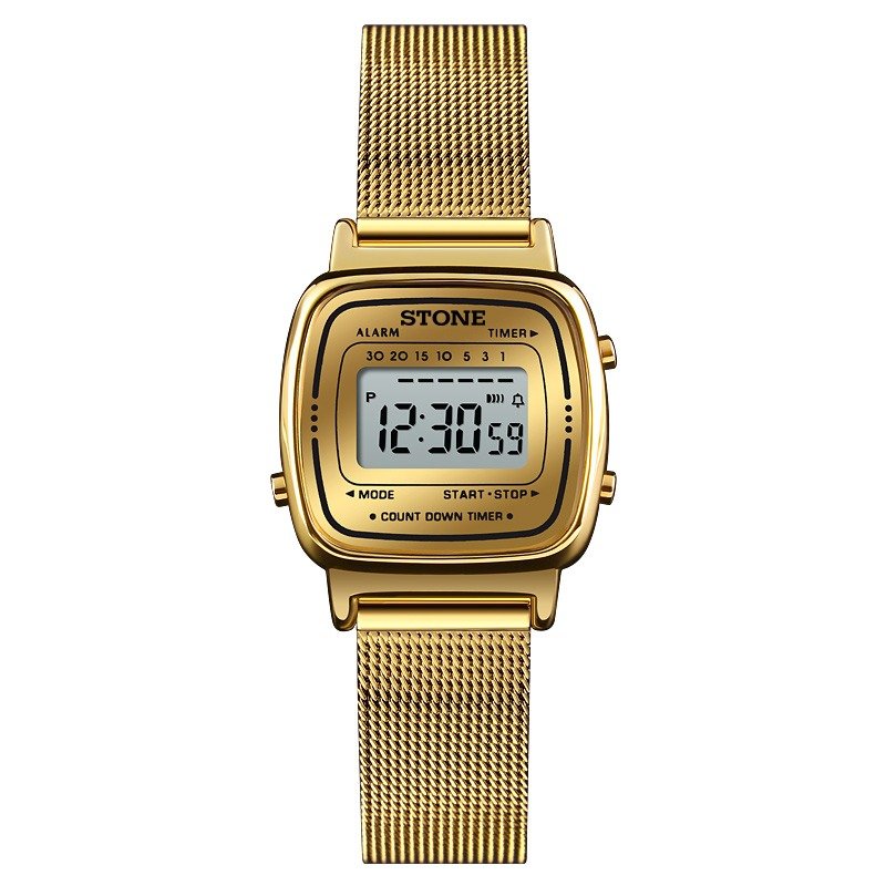 Reloj Digital Knock Out Vintage Mujer Unisex Alarma Luz – Newmar – Joyería  & Relojería