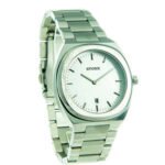 Reloj Stone Hombre Caja Y Malla Acero Fecha Sto1065 Newmar