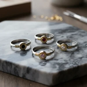 Anillos Bulgari Plata 925 Y Oro 18 Kilates Color A Eleccion